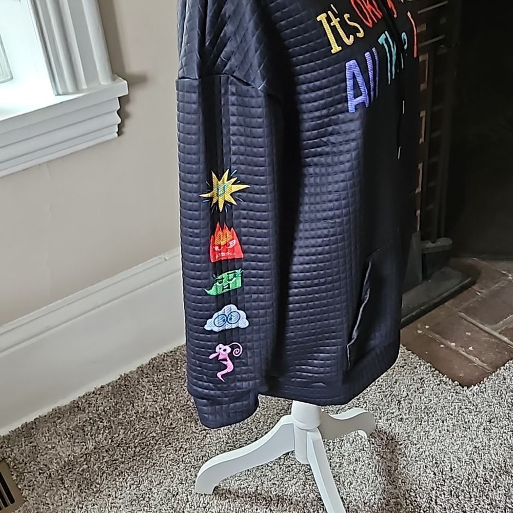 NWOT Mental Health Awareness black hooded sweatshirt. - Picture 3 of 12